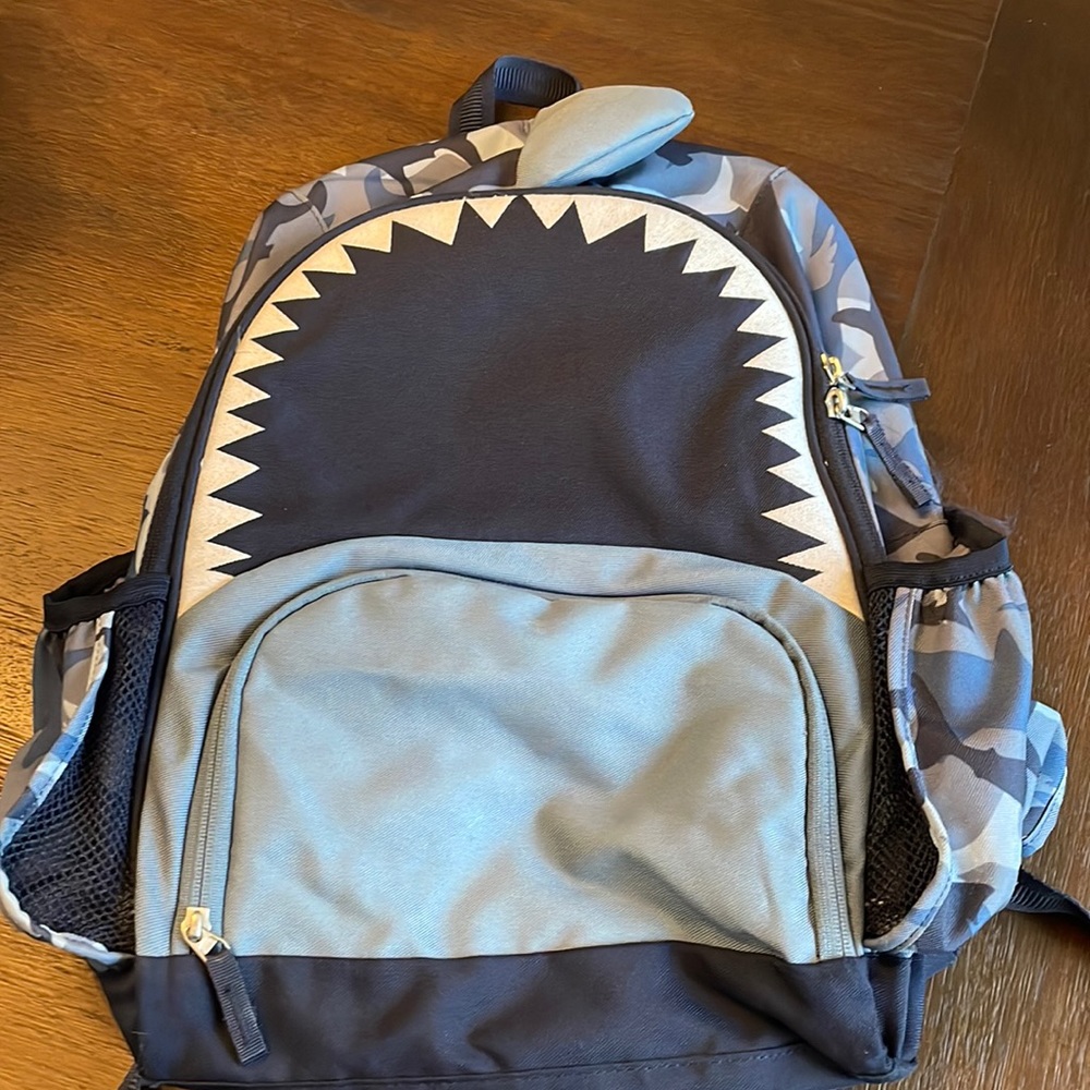 Pottery barn kids shark backpack